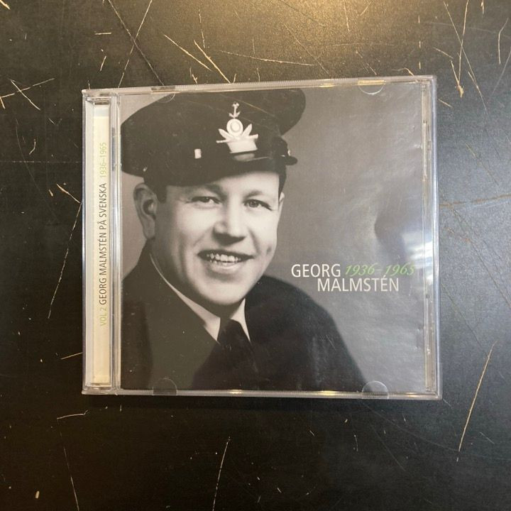 Georg Malmsten - På svenska Vol 2 (1936-1965) CD (M-/VG+) -iskelmä-